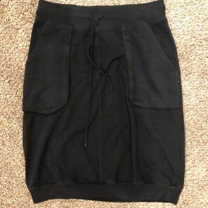 Hard tail Medium Black Soft Cotton skirt